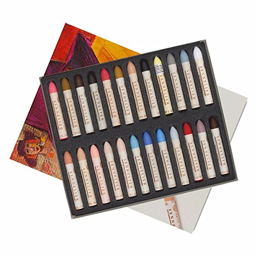Sennelier Blue Oil Pastel Set of 24 - Portrait : Amazon.in: Home